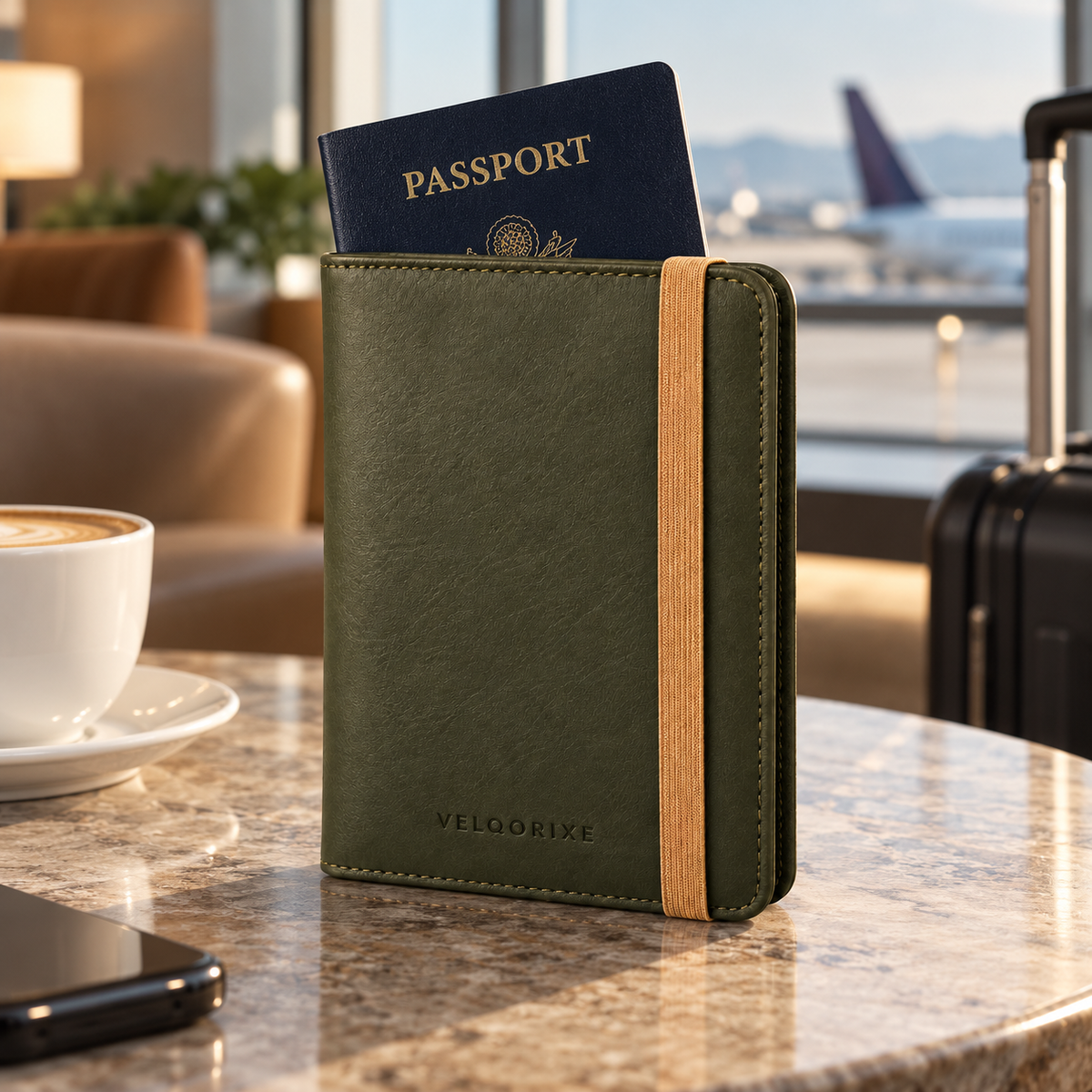 VELQORIXE Porter Passport Wallet